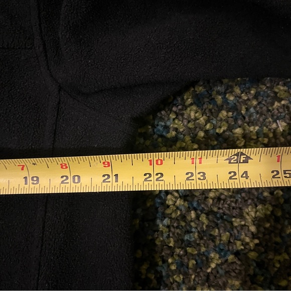 Starter Black Fleece Quarter Zip Up Medium - Picture 3 of 4